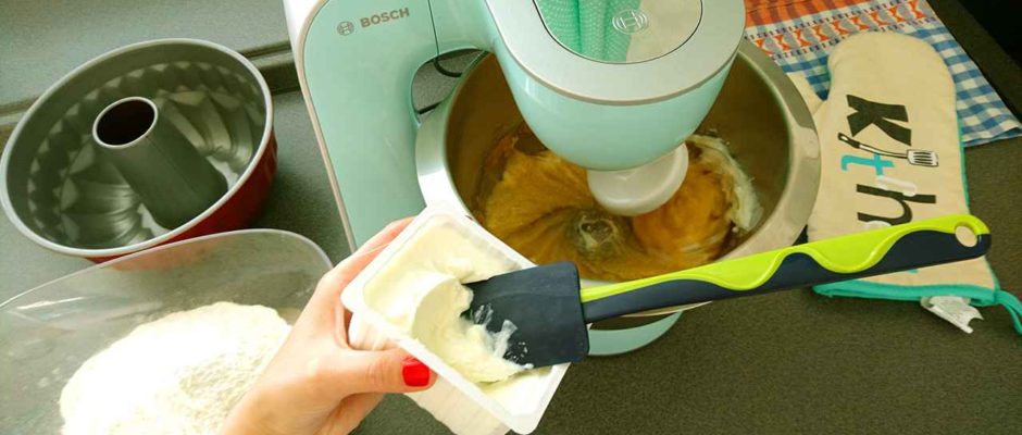 Tvarohová bábovka postup