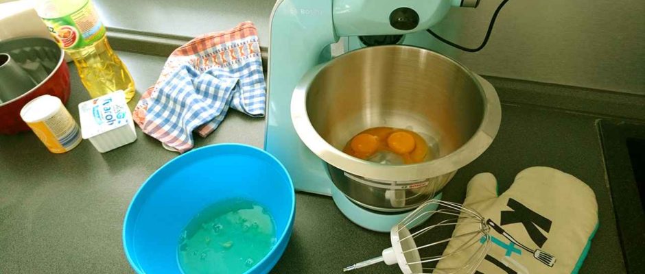 Tvarohová bábovka postup