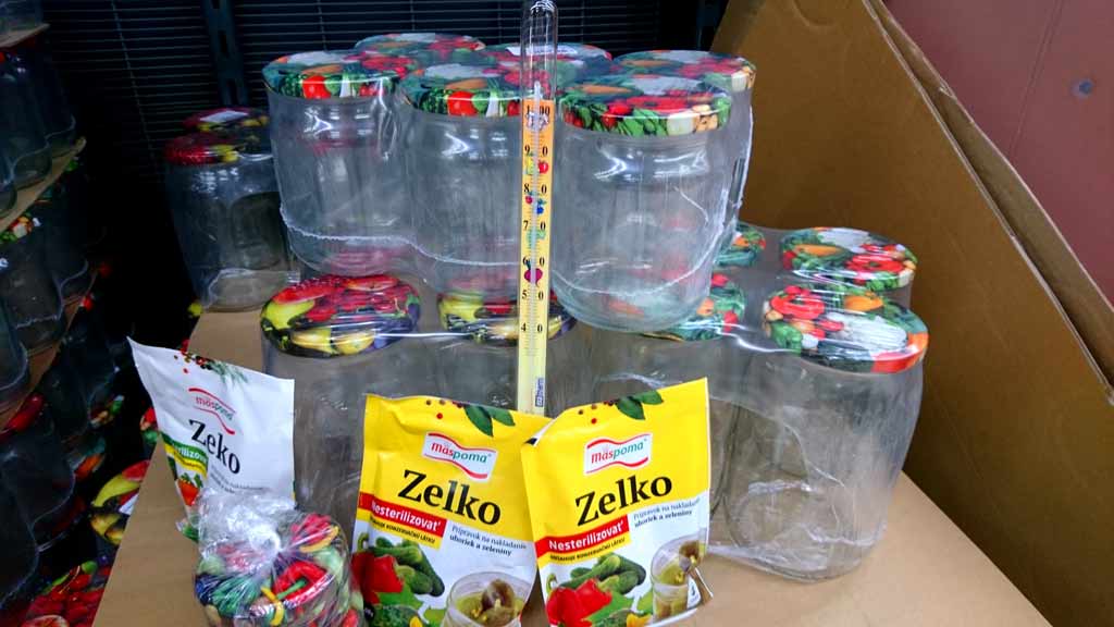 príprava na zaváranie uhoriek