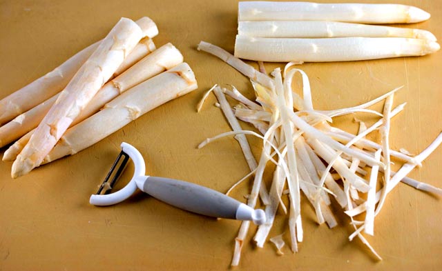 Ako očistiť špargľu