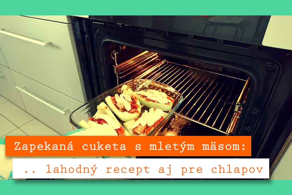 Plnená cuketa s mletým mäsom