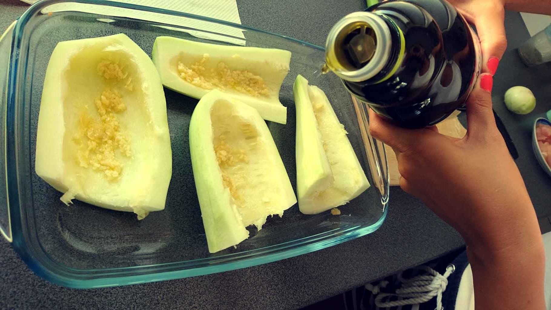 Zapekaná cuketa s mozzarellou