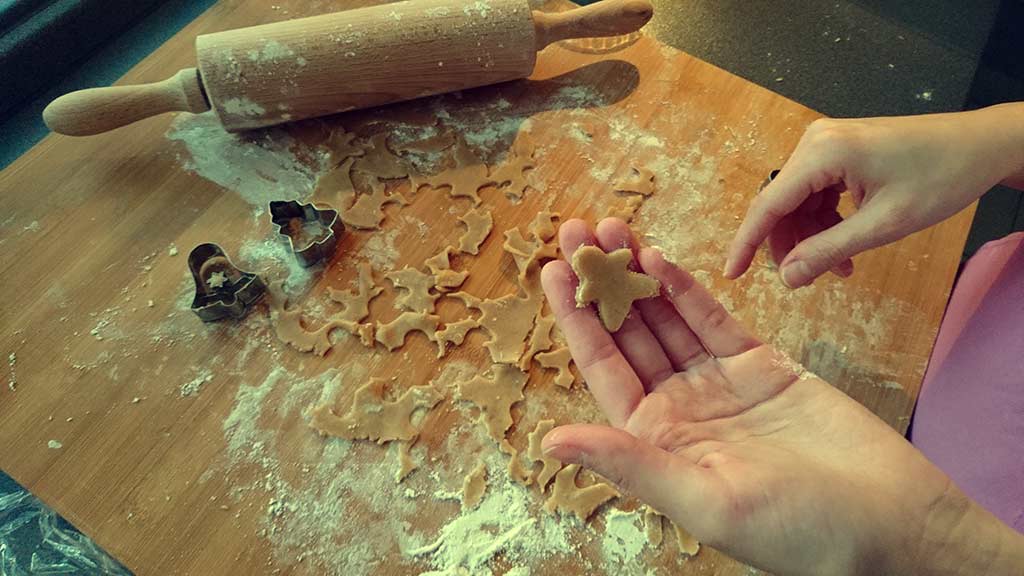 vykrojený medovník