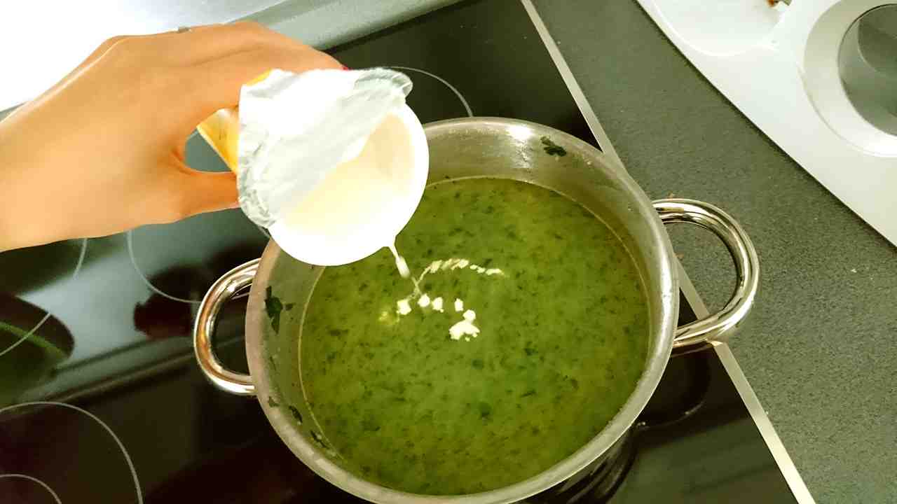 Krémová polievka z medvedieho cesnaku