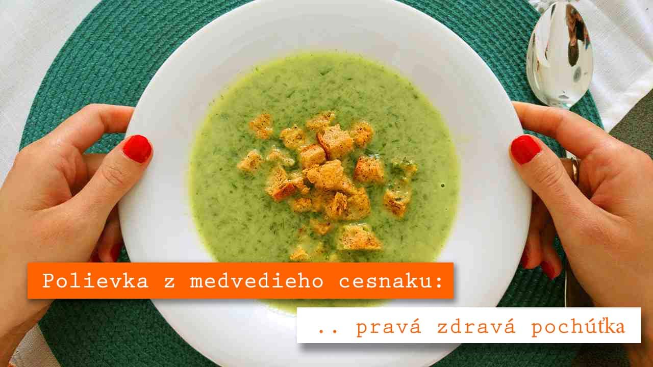 Polievka z medvedieho cesnaku