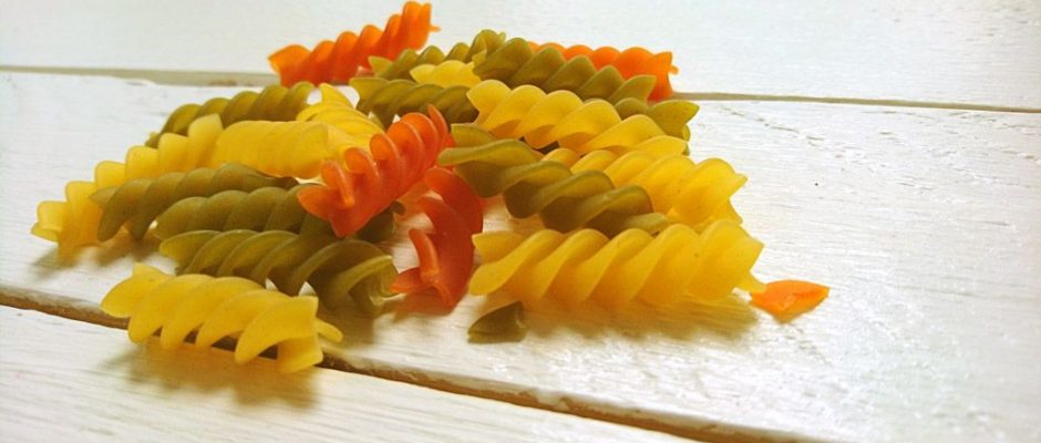 Fusilli tricolore