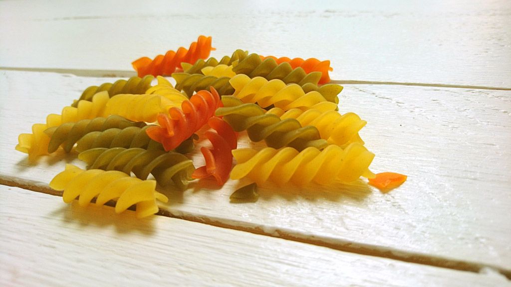 Fusilli tricolore