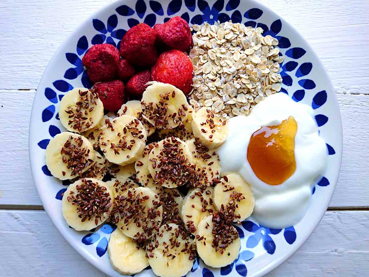 Jahodové smoothie suroviny