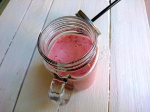 Jahodové smoothie