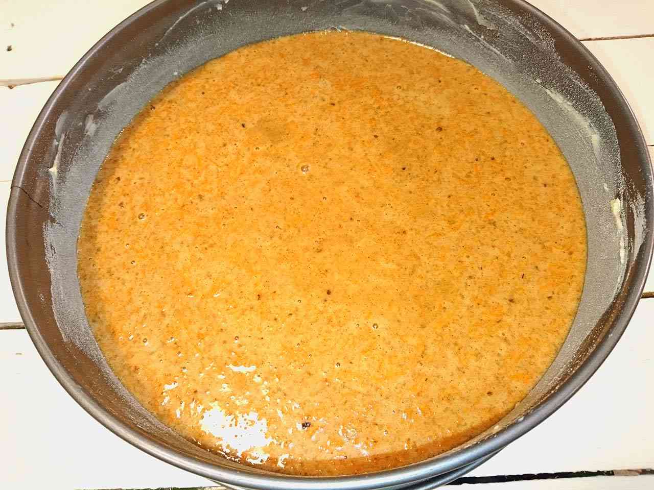 Mrkvová torta - príprava