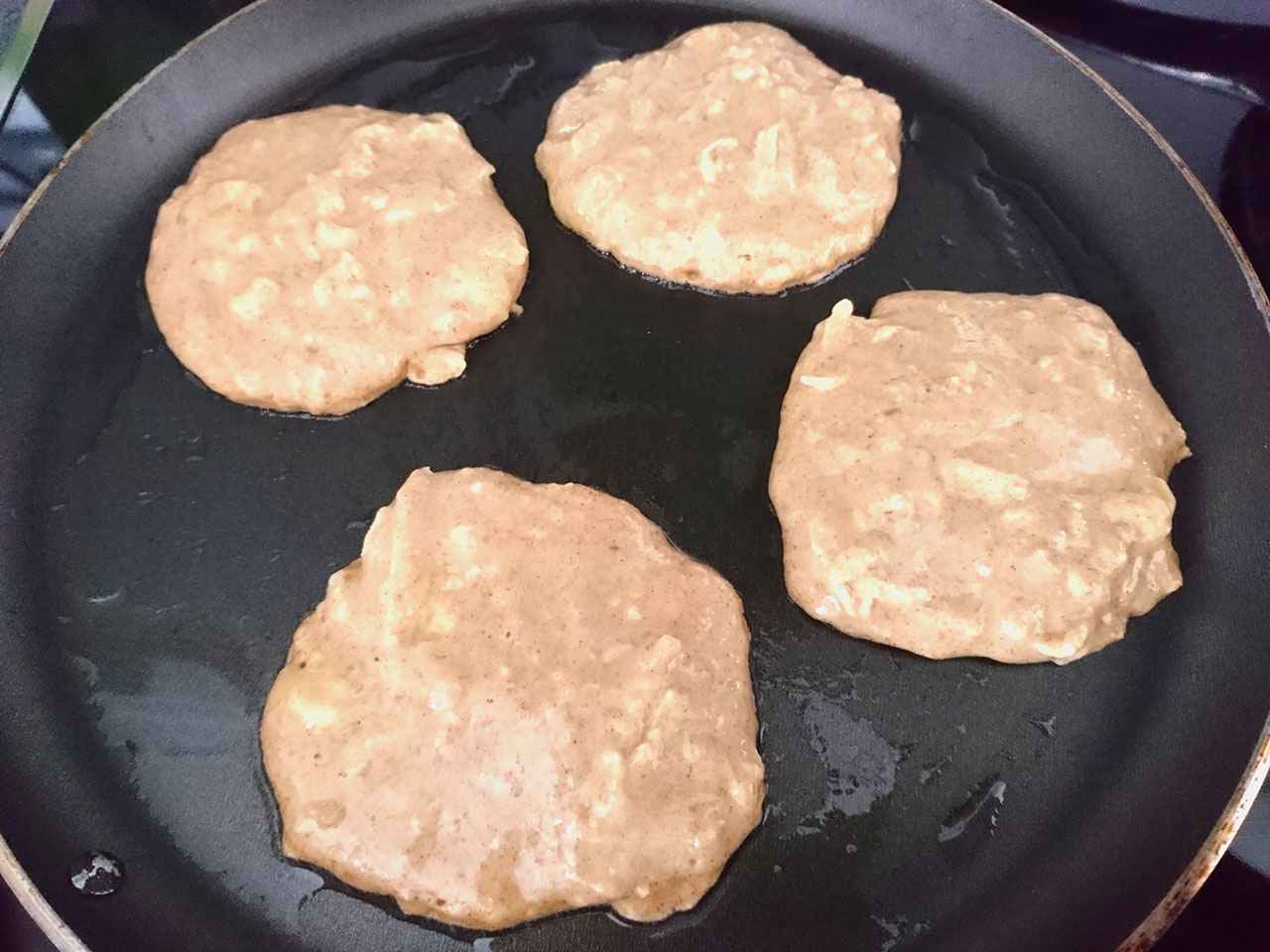 Banánové lievance na panvici