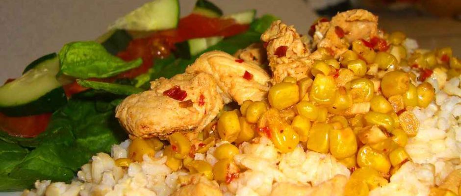 Kuracie prsia s kukuricou