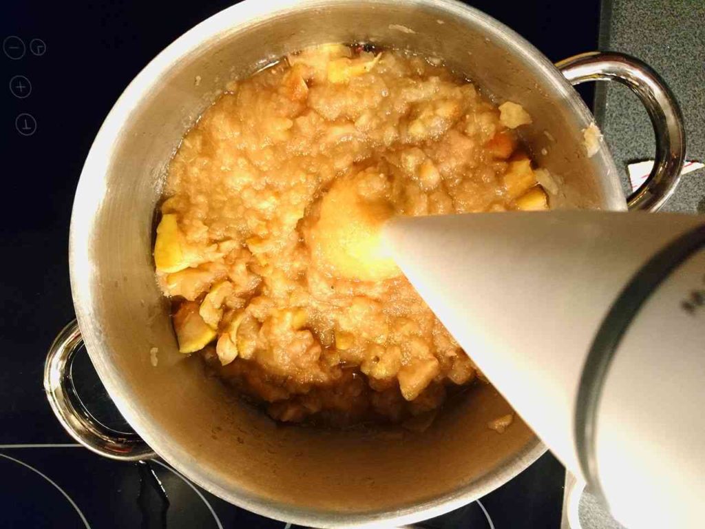 Jablková výživa mixer