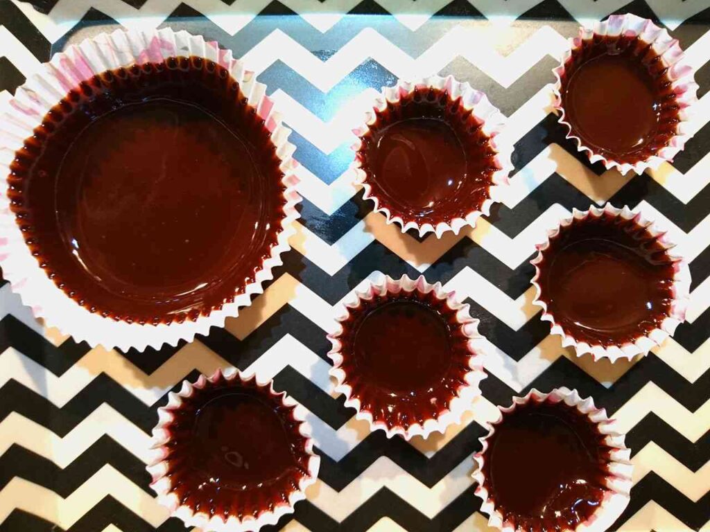 šuhajdy so salkom - roztopená čokoláda