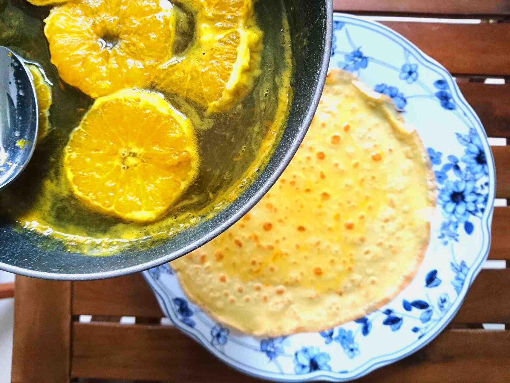 Najlepšie palacinky - karamelizovaný pomaranč