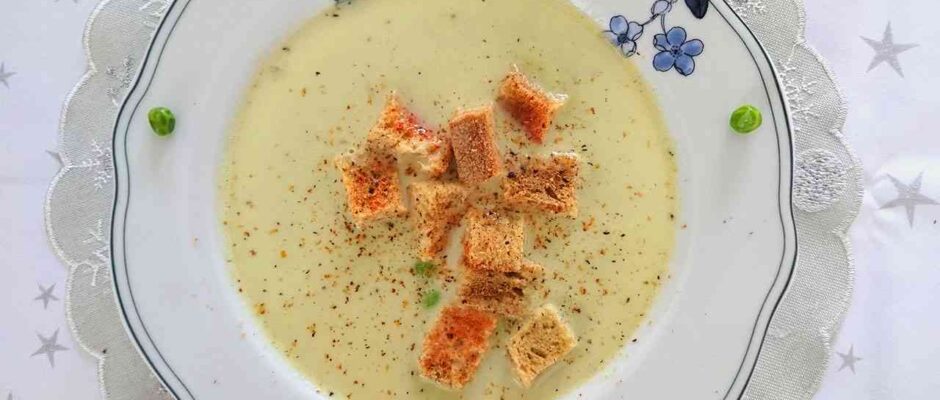 Krémová hrášková polievka