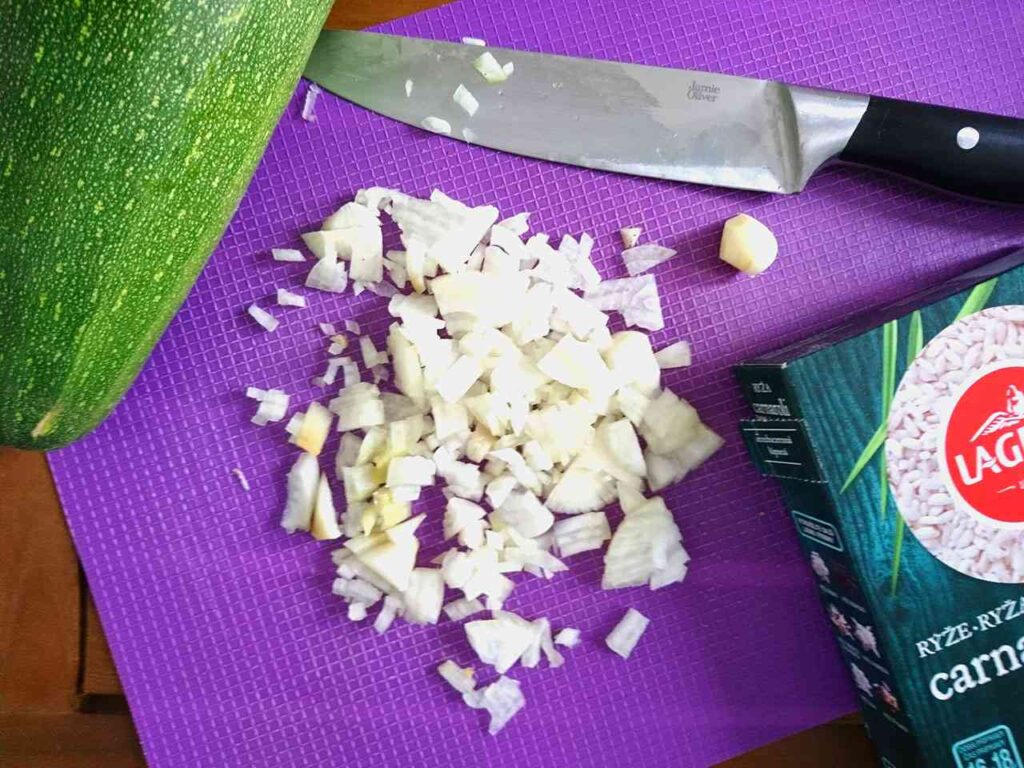 Cuketové rizoto recept