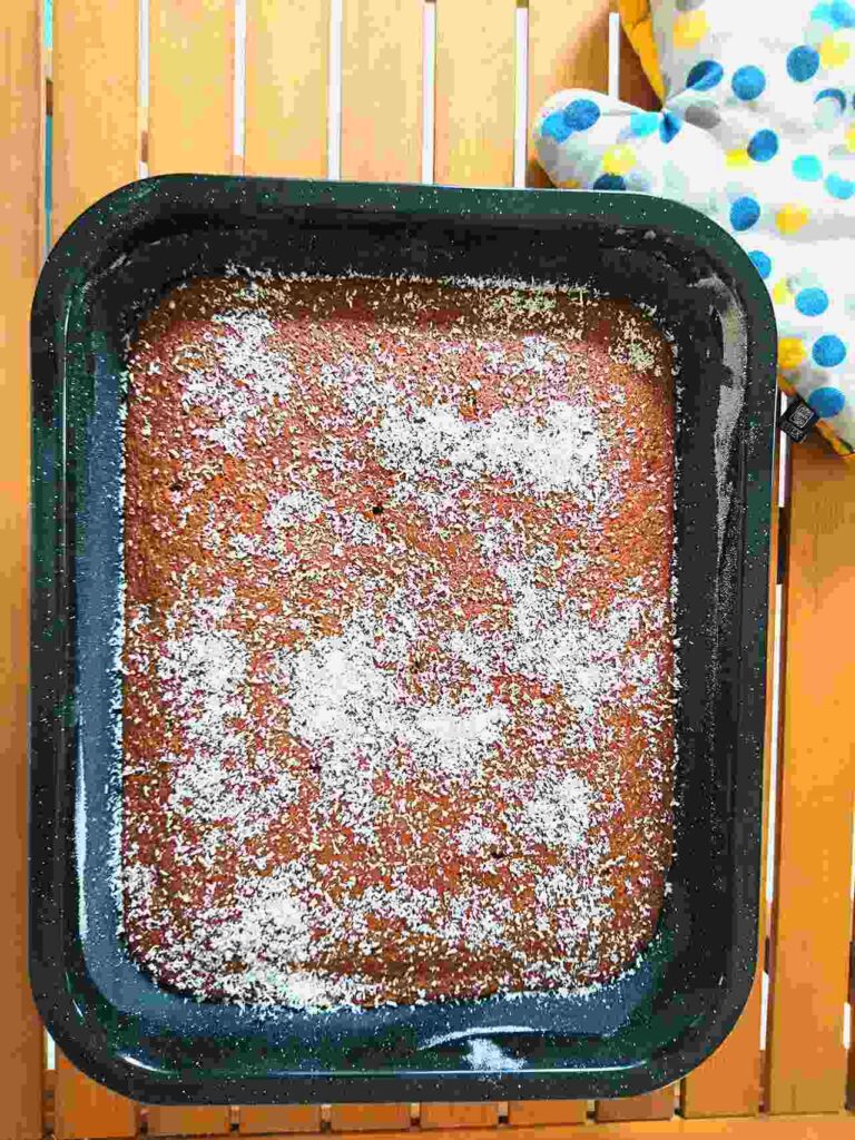 Cuketový koláč s kokosom