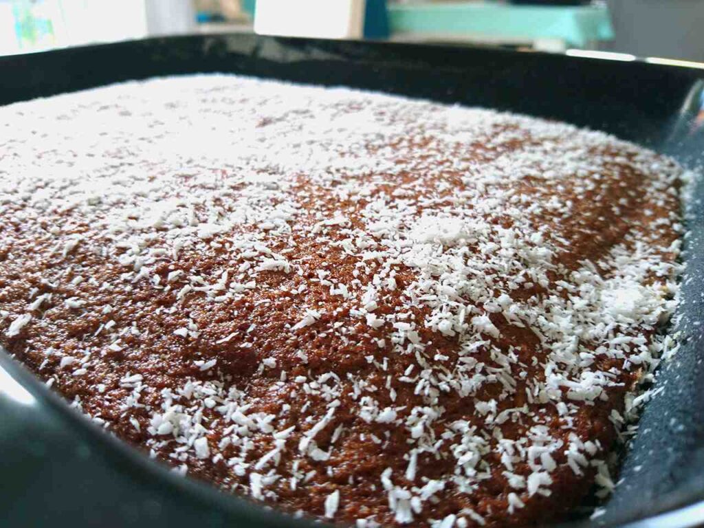 Cuketový koláč s kokosom