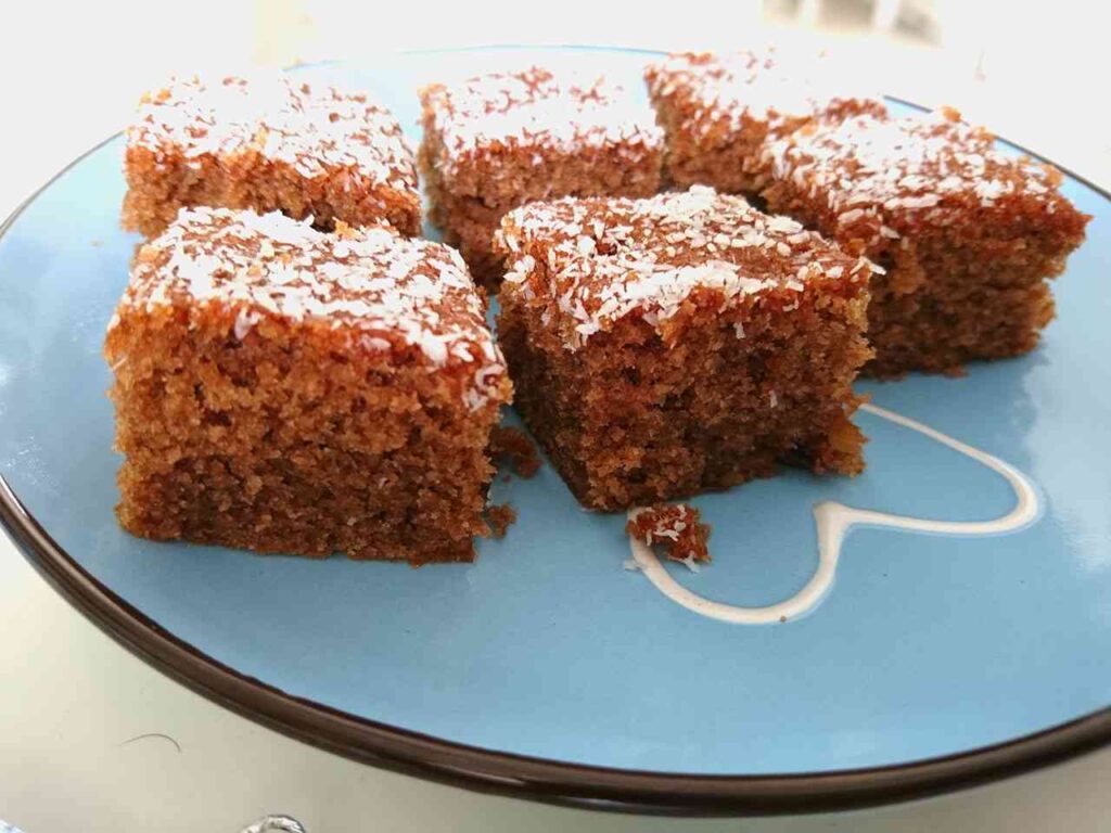 Cuketový koláč s kokosom