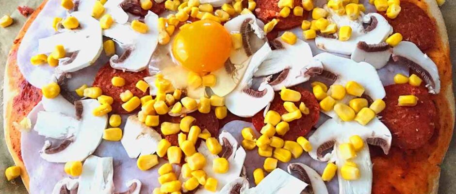 Domáca pizza z kysnutého cesta