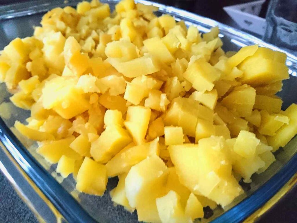 zemiaky na vianočný zemiakový šalát