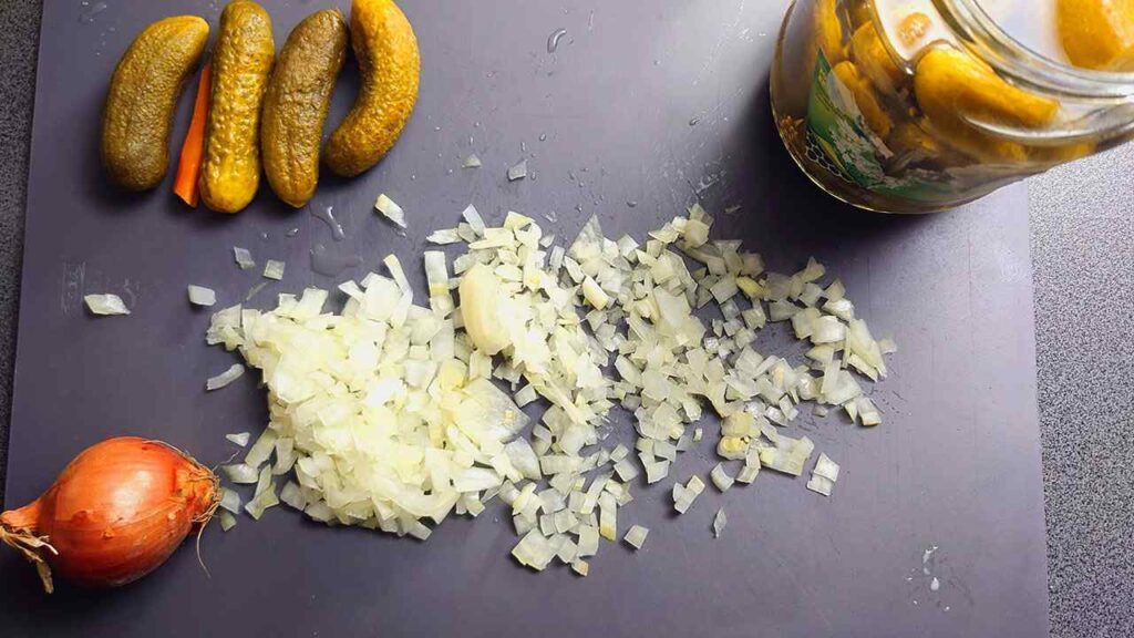 suroviny na zemiakový šalát