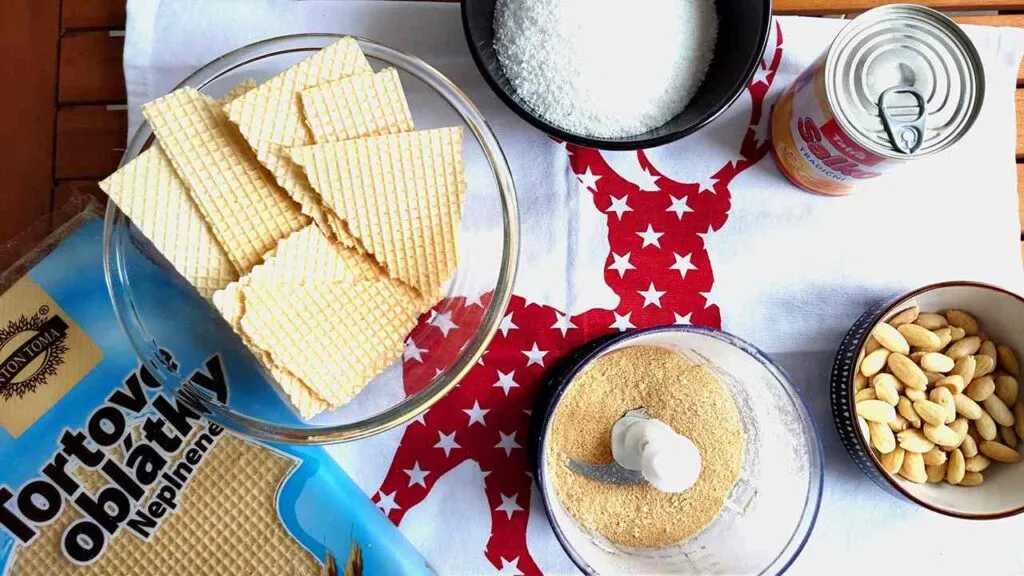 Originál Rafaelo guľky - rozdrvené tortové oplátky