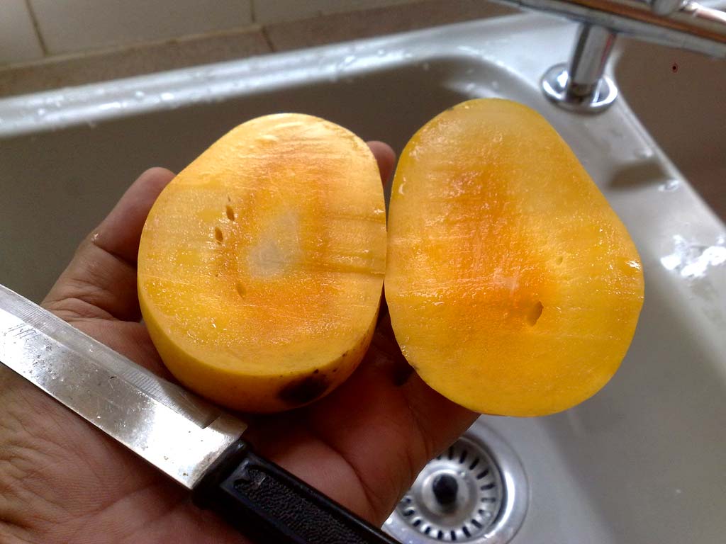 Rozrezané mango