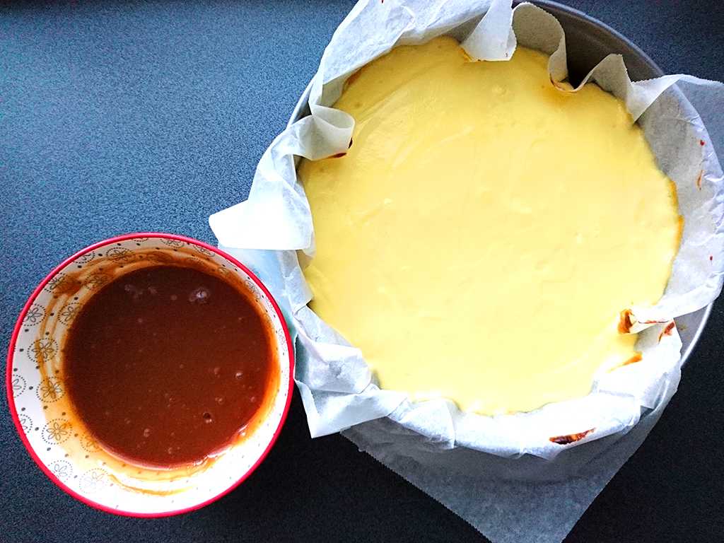 Karamelovy cheesecake