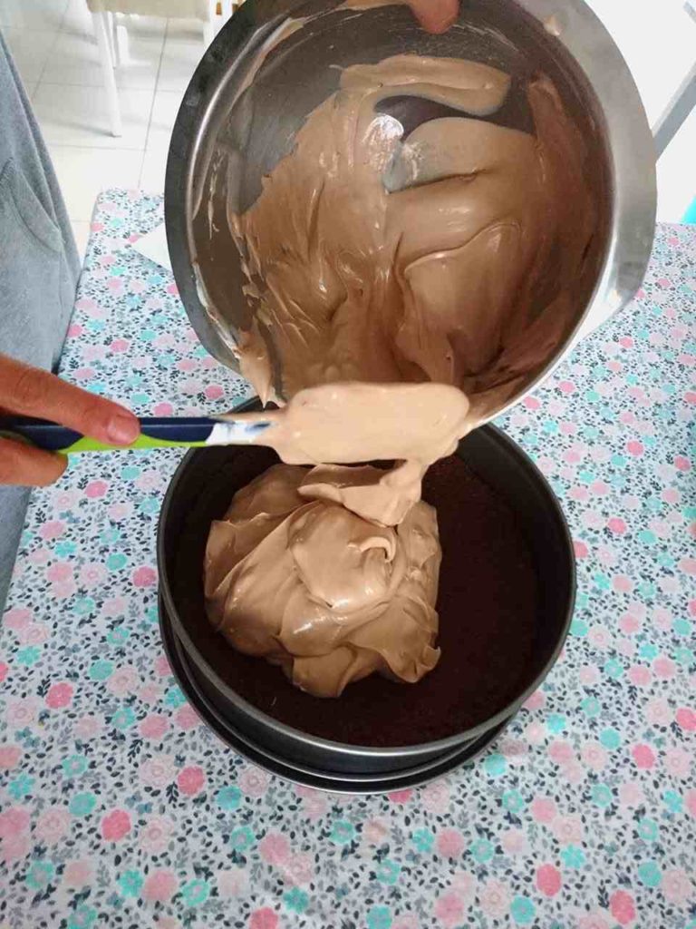 Čokoládový cheesecake príprava