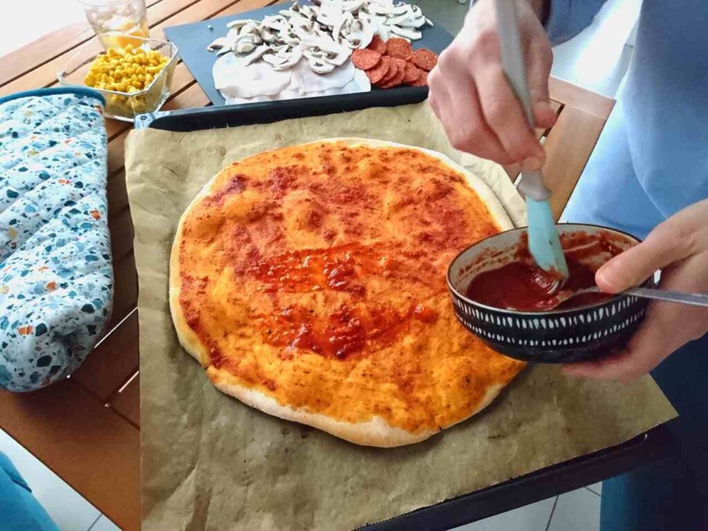 najlepšia domáca pizza - salsa
