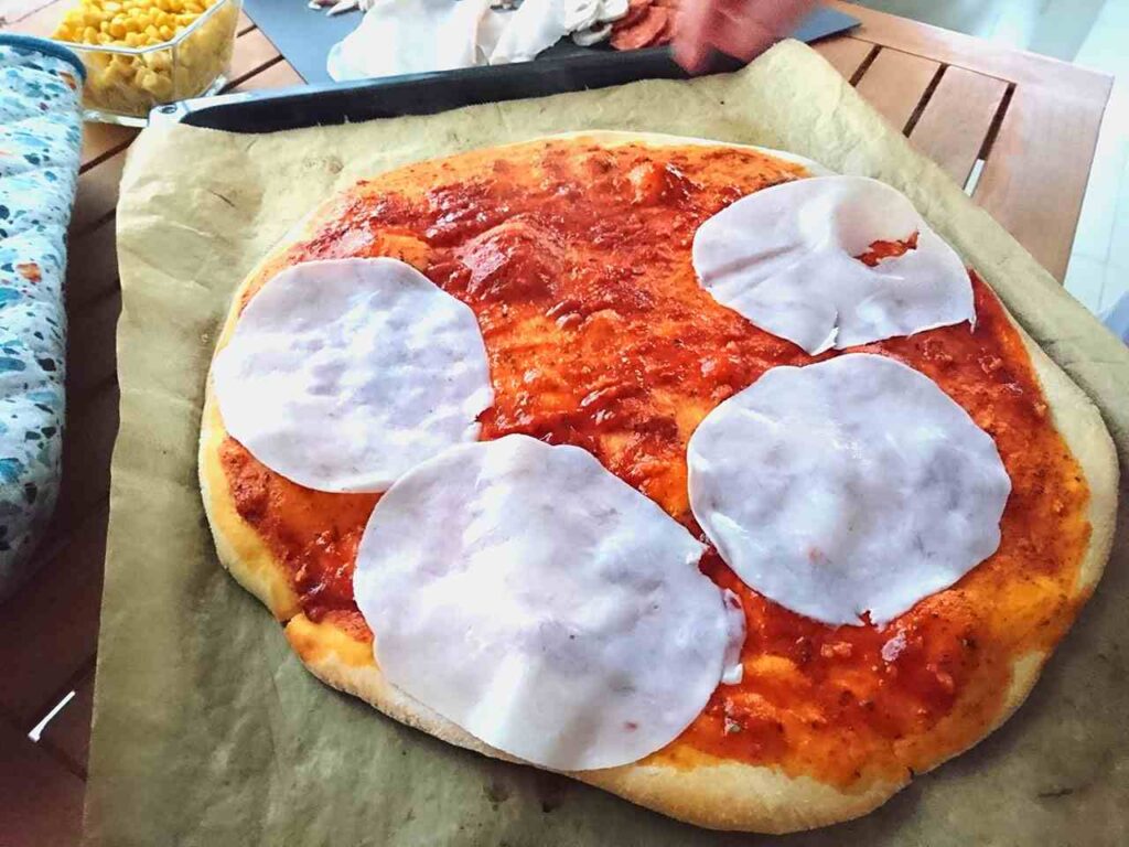 najlepšia domáca pizza - suroviny