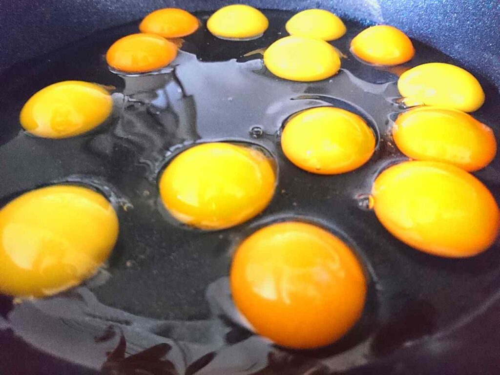 Prepeličie vajíčka